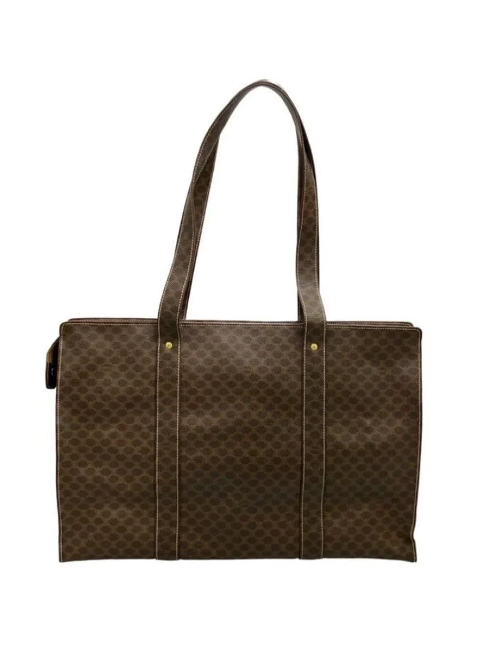 ★SOLD★ Celine Tote Macadam Brown - Picture 2 of 10